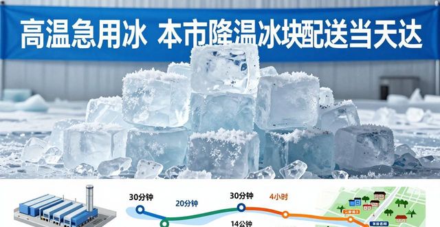 降温冰块配送流程_高效靠谱冰块运输_雁塔降温冰块配送